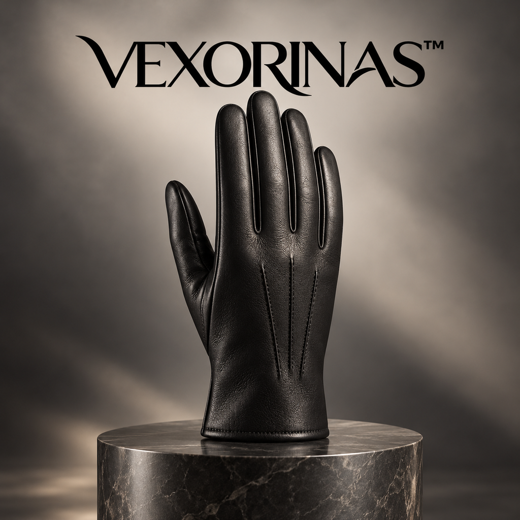 VEXORINAS™ Noir Essential Leather Gloves