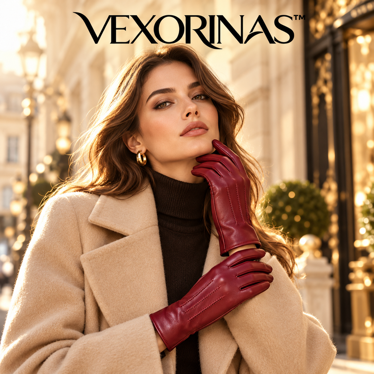 VEXORINAS™ Burgundy Muse Gloves
